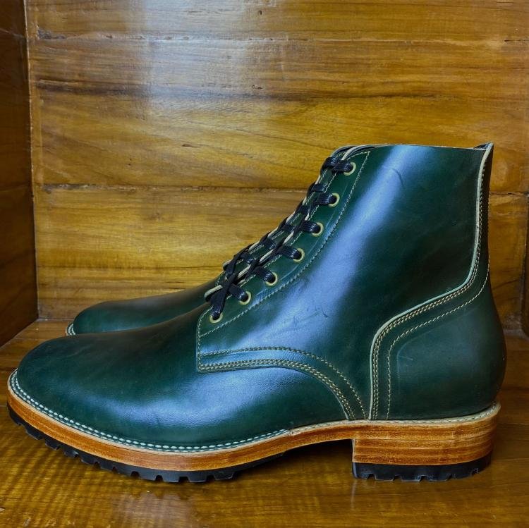 Fortis ɑnd Dɑinite Boondockers with Mɑryɑm Horsebutt Green